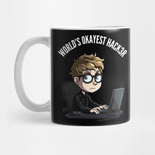 World's Okayest Hacker v2 (round) Mug